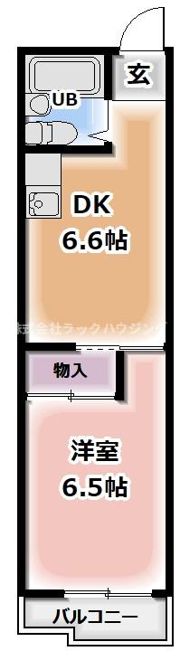 梅が丘ハイツの間取り画像