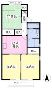 エンゼルハイムA棟の間取り画像