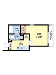 プルメリア麦田町の間取り画像
