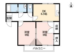 ハイツエトランゼ神田 B(ハイツエトランゼジンデン)の間取り画像