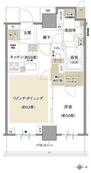 ブリリアタワー高崎アルファレジデンシアの間取り画像