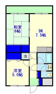 メゾンデザムルー前田の間取り画像