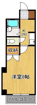 グランドール富士見の間取り画像