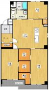 新町マンションの間取り画像