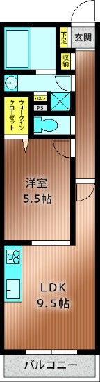 アセント富士見の間取り画像