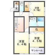 シャルール B棟の間取り画像