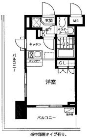 レジディア大森東の間取り画像