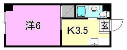 第6グリーンハイツの間取り画像