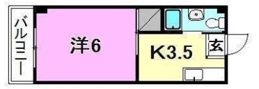 第6グリーンハイツの間取り画像