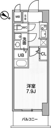 LaDouceur西天満の間取り画像