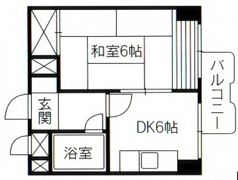 チサンマンション広島の間取り画像