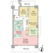 レーベンハイム戸田ソラリエの間取り画像