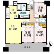 カスタリア上町台の間取り画像