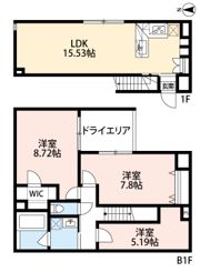 robot home 中目黒の間取り画像
