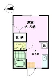コーポサンライズの間取り画像