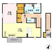 ローズコート Ⅰの間取り画像