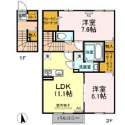 ラ・ソフィー A棟の間取り画像
