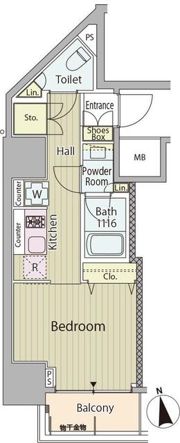 RESIDENCE高輪台の間取り画像