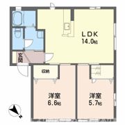 シャーメゾン南川 B棟の間取り画像