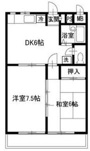 オークスCの間取り画像
