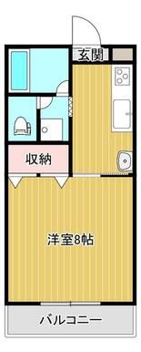 西山寿マンションの間取り画像