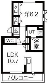 エール北花山の間取り画像