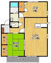 咲ら坂D棟の間取り画像