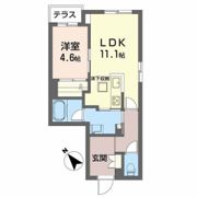 ペルル比治山の間取り画像