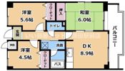 パークコート大津の間取り画像