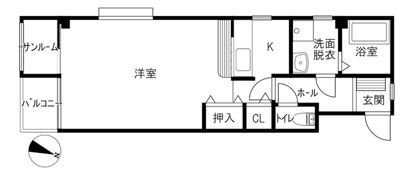 グレイティストやまやの間取り画像