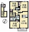 サンフラワー H棟の間取り画像
