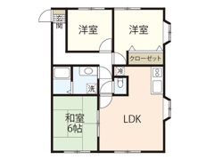 メゾネット緑井の間取り画像