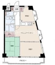 ライオンズマンション金沢八景第12の間取り画像
