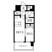 レジュールアッシュOSAKAGATEWAYの間取り画像