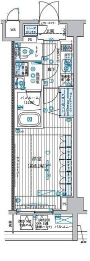 ブライズ中野南台の間取り画像