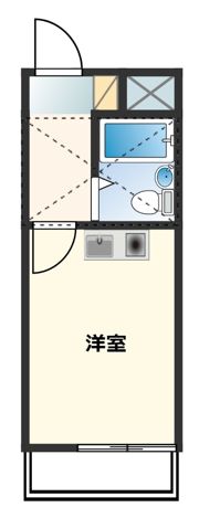 ホワイトヒルズの間取り画像