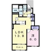 ハッピーハウスの間取り画像