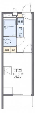 レオパレスファミリアシモサトの間取り画像