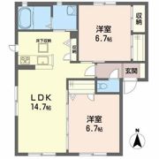 ハーミテージ B棟の間取り画像