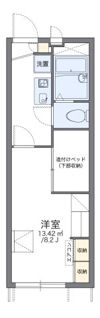 レオパレスこーぽ谷本Ⅱの間取り画像