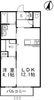 ハンドⅠの間取り画像