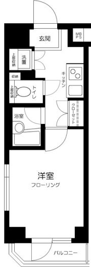 ルーブル野方弐番館の間取り画像