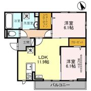 ドエルHの間取り画像