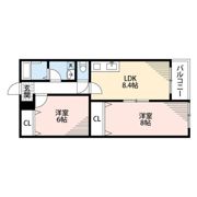 クレセル利倉東Ⅰの間取り画像