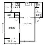代栄パレスNo.8の間取り画像