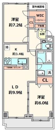 ストークマンション磯子壹番館の間取り画像