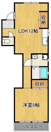 米谷木町第4ビルの間取り画像