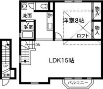 RKハイツ A棟の間取り画像