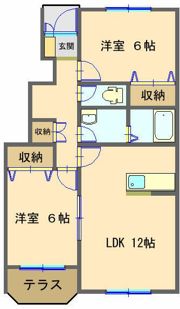 シャルムリヴェールの間取り画像