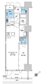 プレシス静岡七間町の間取り画像